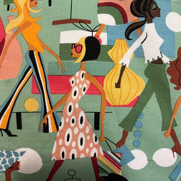 Vintage Neiman Marcus Fashion
Diva Tote Bag Purse Round Bamboo Handles - Picture 2 of 6